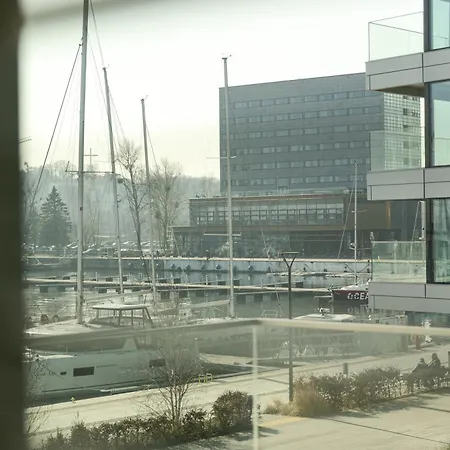 Yacht Park - Delux Waterfront With Parking Apartment Gdynia